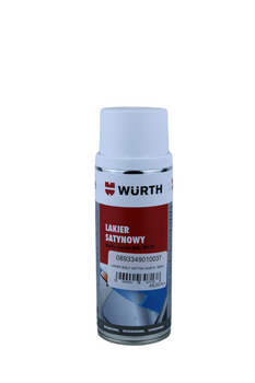 LAKIER BIAŁY SATYNA WURTH  400ml.