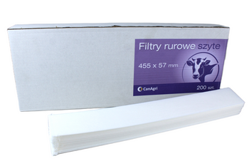 FILTR RUROWY DO MLEKA 455X57 MM 200 SZT