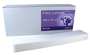 FILTR RUROWY DO MLEKA 455X75 MM 200 SZT