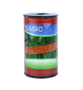 TAŚMA OGRODZENIOWA BASIC 200MX10 POMAR