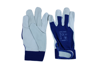 RĘKAWICE SKÓRA KOZ. NIEB. 10