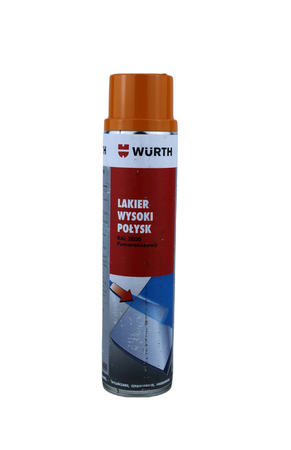 LAKIER RAL2000 POMARAŃCZ POŁYSK 600ml.  