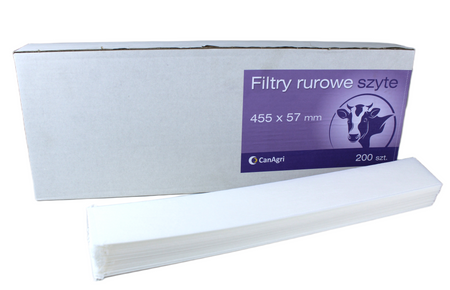 FILTR RUROWY DO MLEKA 455X57 MM 200 SZT 