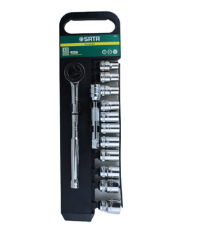 SATA ZESTAW 13 KLUCZY NASAD.